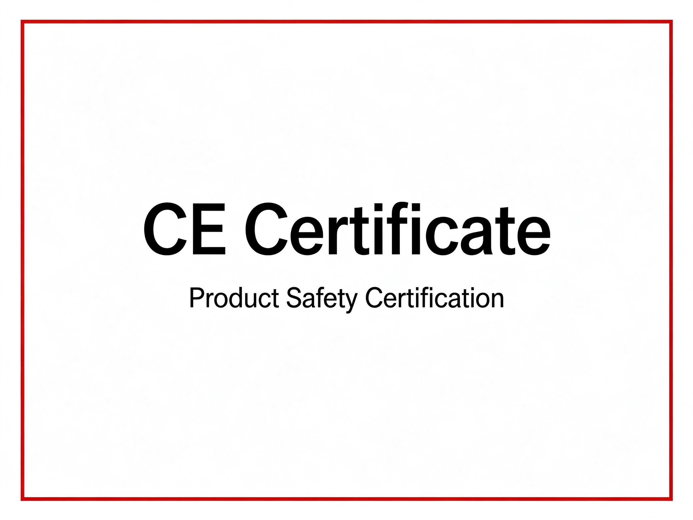 CE Certificate